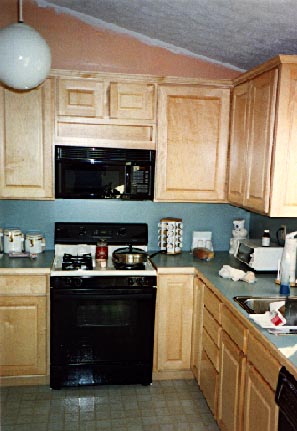 Maple kitchen cabinets